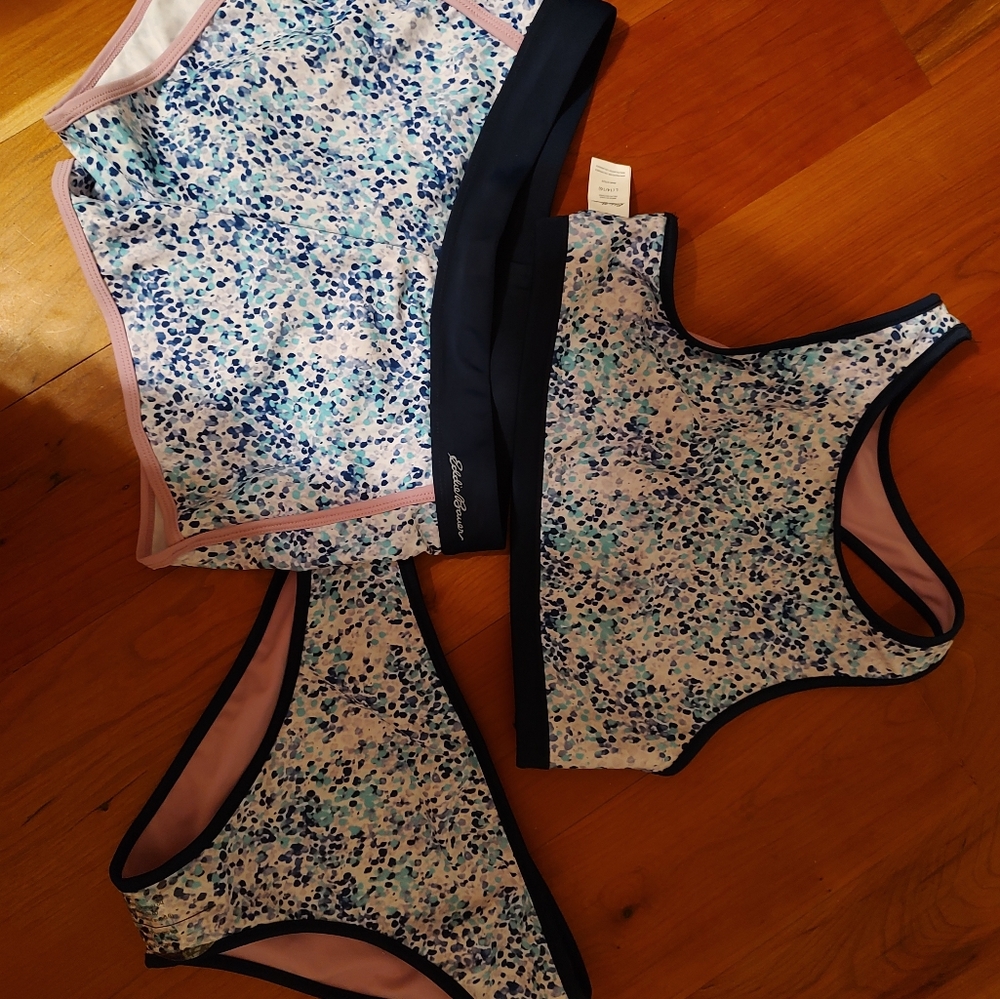 Tankini with shorts / reversible
